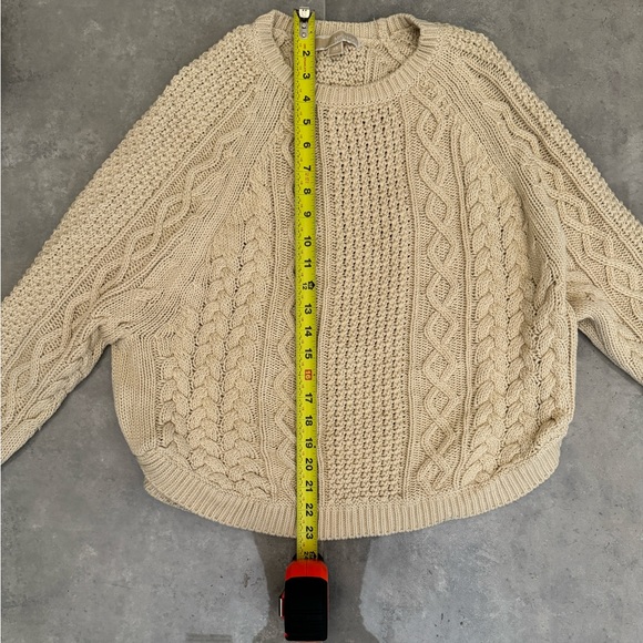 Michael Kors Tan Cable Knit Sweater XS - Picture 10 of 10
